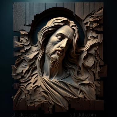 3D model st jesus (STL)